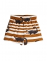 Preview: MINI RODINI Shorts Crocodiles - braun